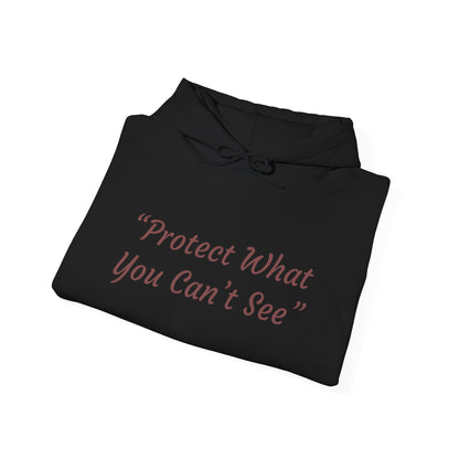 Protect What You Can't See Hoodie | Microscopic Marine Organisms Illustration