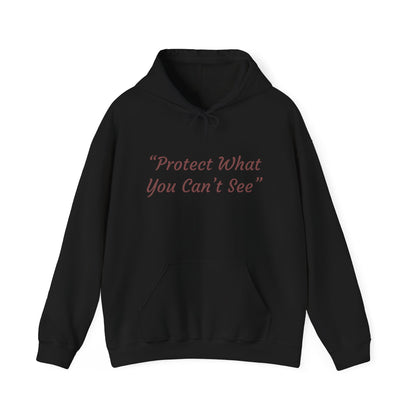Protect What You Can't See Hoodie | Microscopic Marine Organisms Illustration