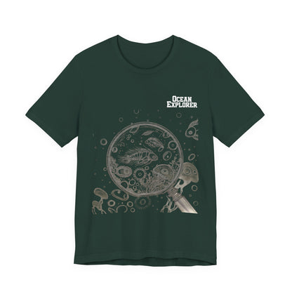 Ocean Explorer T-Shirt — Nautical Sea Life Graphic Tee for Marine Scientists & Students