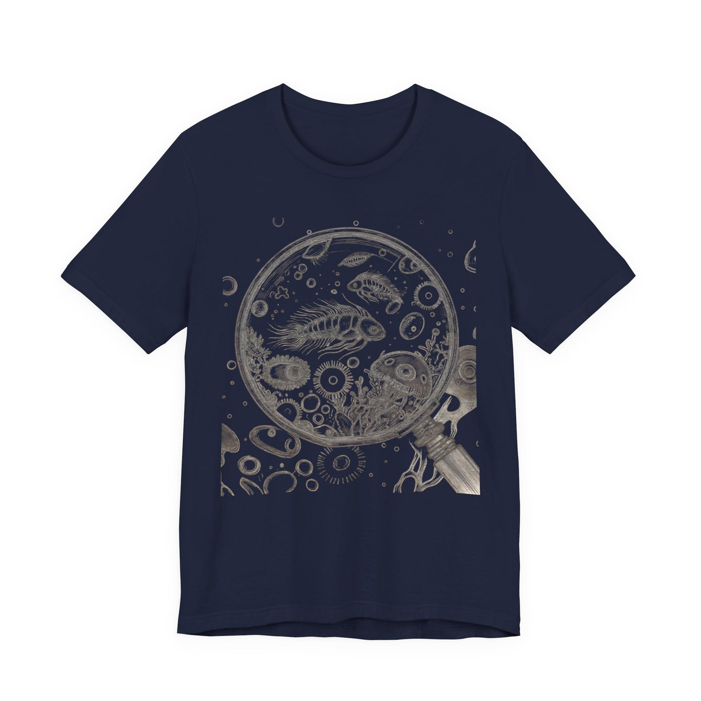 Microscopic Marine Life Tee | Plankton, Diatoms & Radiolarians Shirt | Science lover Tee