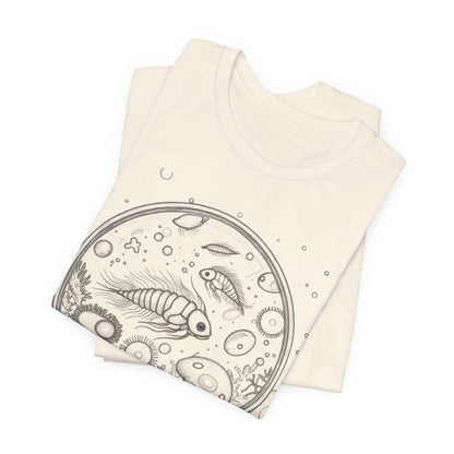 Microscopic Marine Life Tee | Plankton, Diatoms & Radiolarians Shirt | Science lover Tee