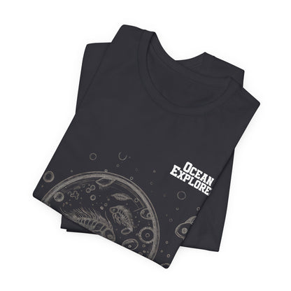 Ocean Explorer T-Shirt — Nautical Sea Life Graphic Tee for Marine Scientists & Students
