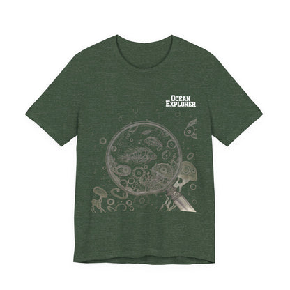 Ocean Explorer T-Shirt — Nautical Sea Life Graphic Tee for Marine Scientists & Students