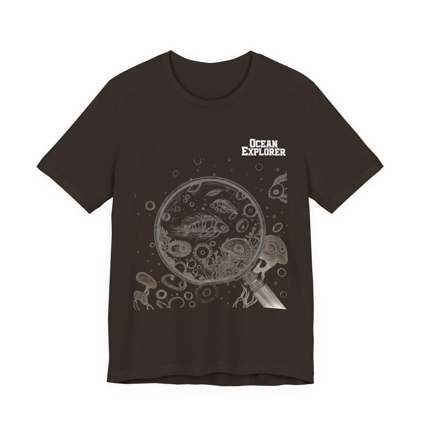 Ocean Explorer T-Shirt — Nautical Sea Life Graphic Tee for Marine Scientists & Students