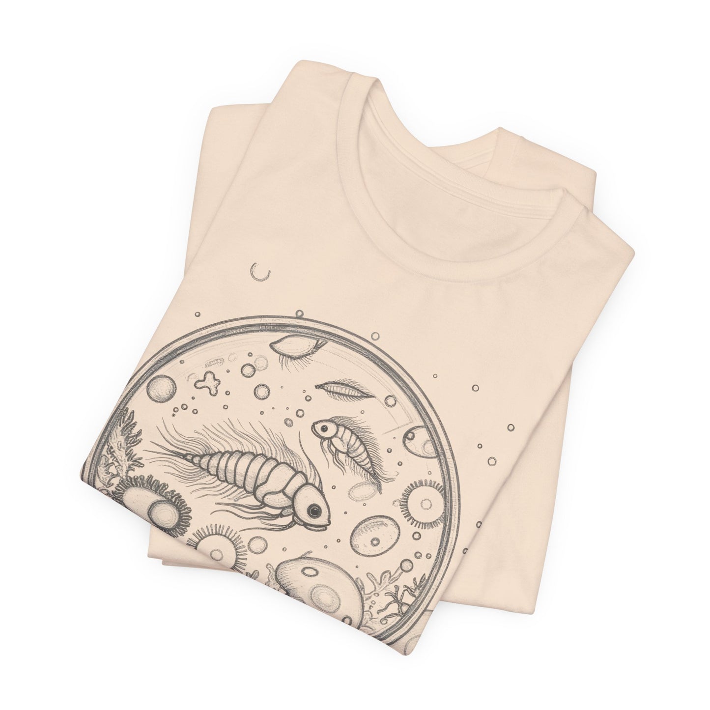 Microscopic Marine Life Tee | Plankton, Diatoms & Radiolarians Shirt | Science lover Tee