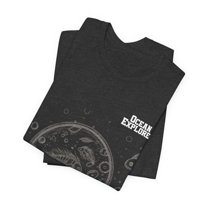 Ocean Explorer T-Shirt — Nautical Sea Life Graphic Tee for Marine Scientists & Students