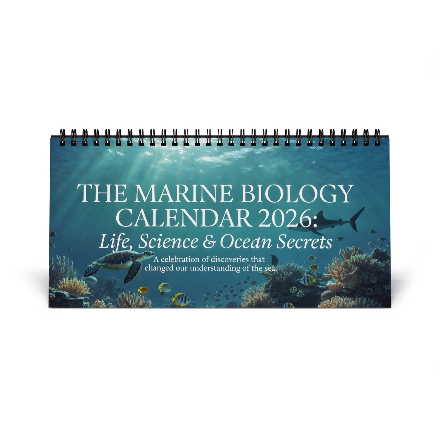 Marine Biology Desktop Calendar 2026 — Life, Science & Ocean Secrets