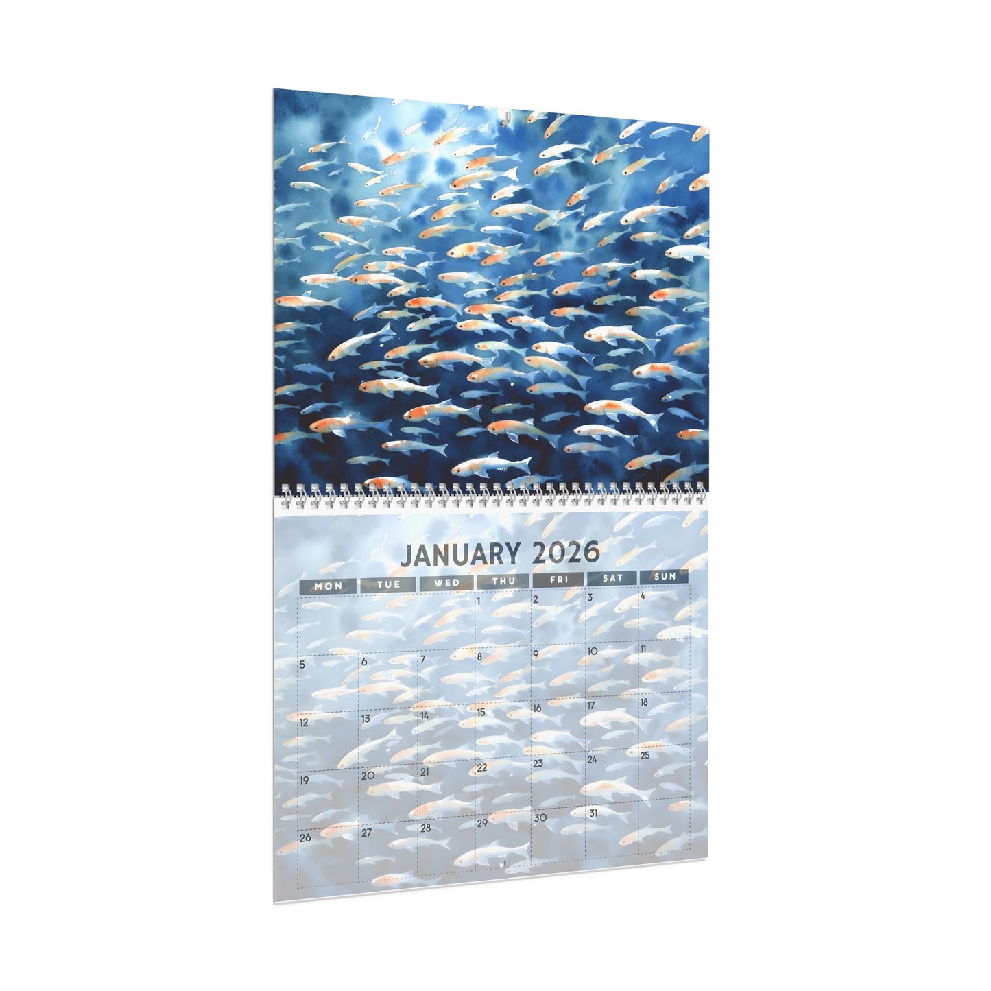 2026 Ocean Calendar — 12‑Month Marine Fish Wall Calendar: A Celebration of Oceans & Marine Biodiversity