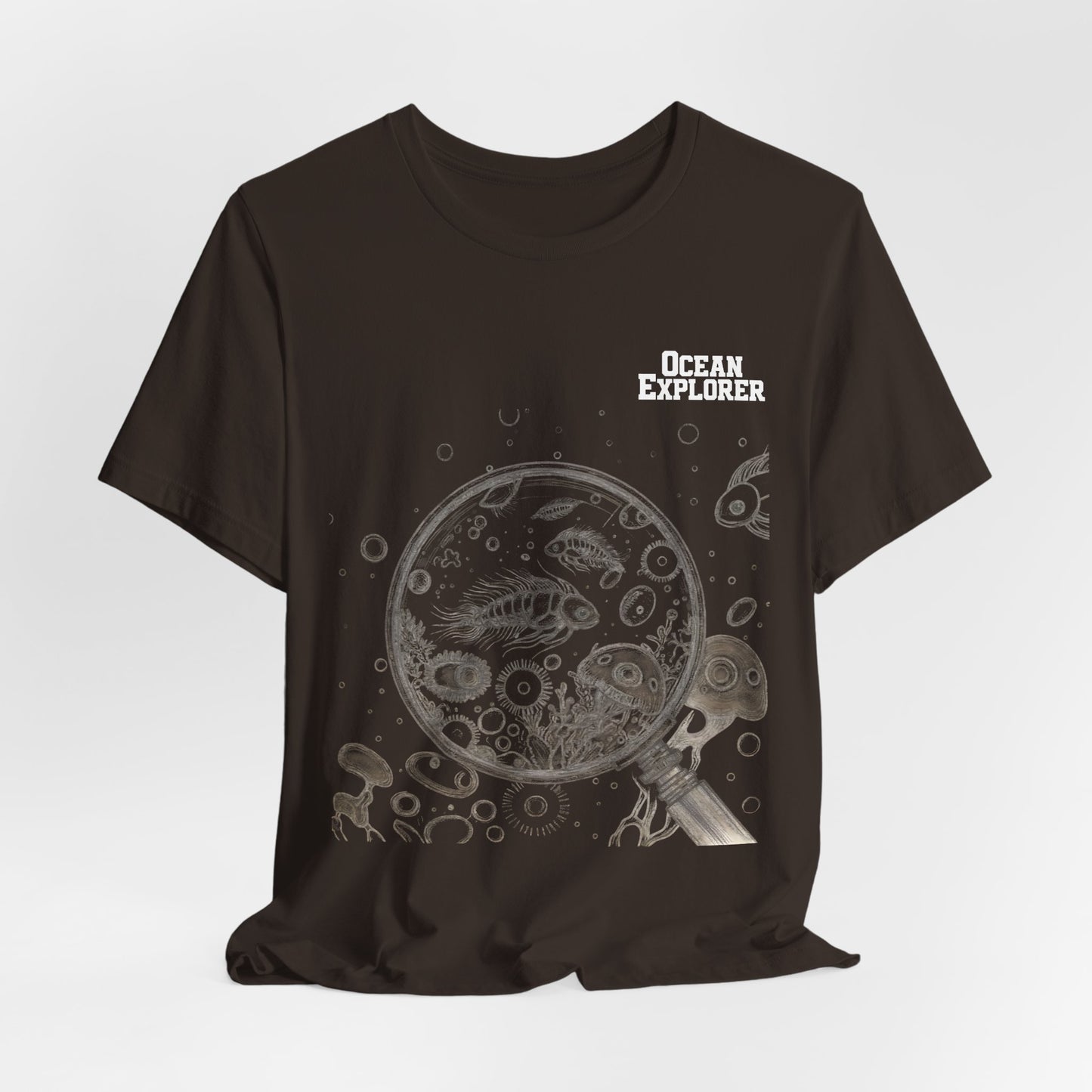 Ocean Explorer T-Shirt — Nautical Sea Life Graphic Tee for Marine Scientists & Students