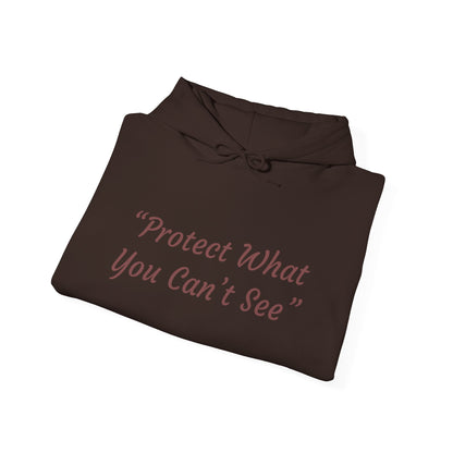 Protect What You Can't See Hoodie | Microscopic Marine Organisms Illustration