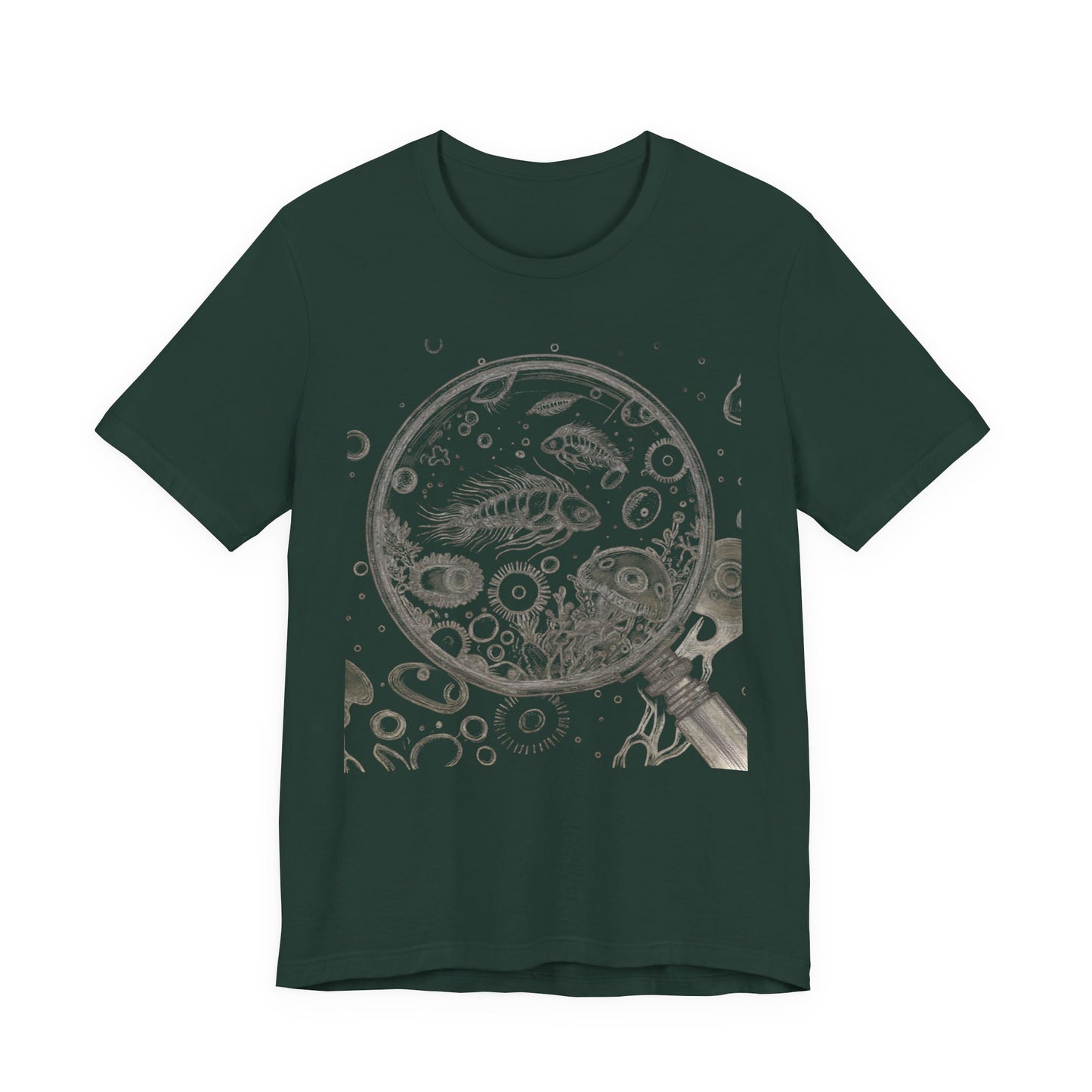Microscopic Marine Life Tee | Plankton, Diatoms & Radiolarians Shirt | Science lover Tee