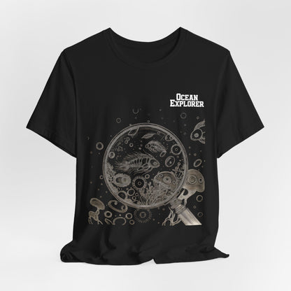 Ocean Explorer T-Shirt — Nautical Sea Life Graphic Tee for Marine Scientists & Students