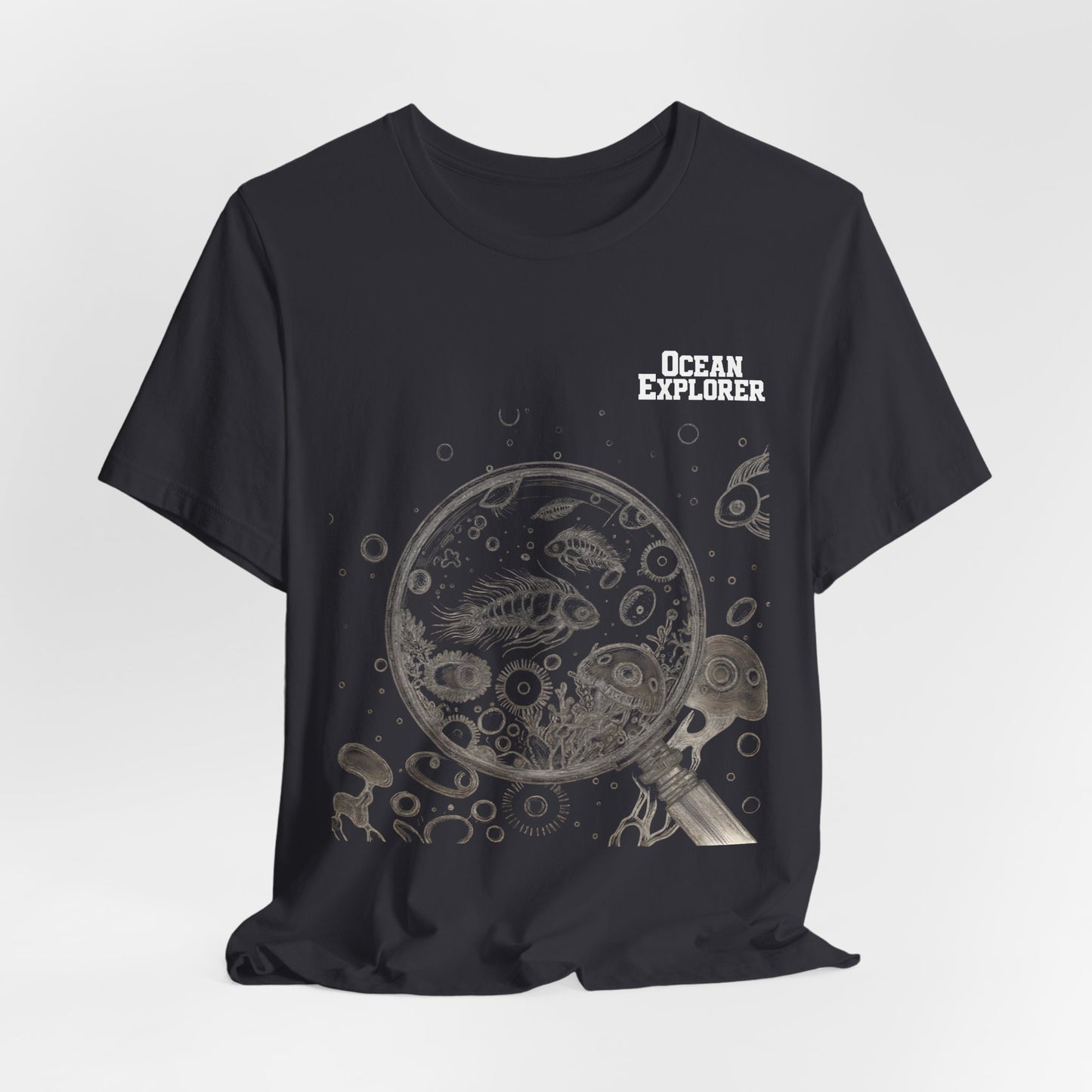 Ocean Explorer T-Shirt — Nautical Sea Life Graphic Tee for Marine Scientists & Students