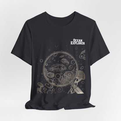 Ocean Explorer T-Shirt — Nautical Sea Life Graphic Tee for Marine Scientists & Students