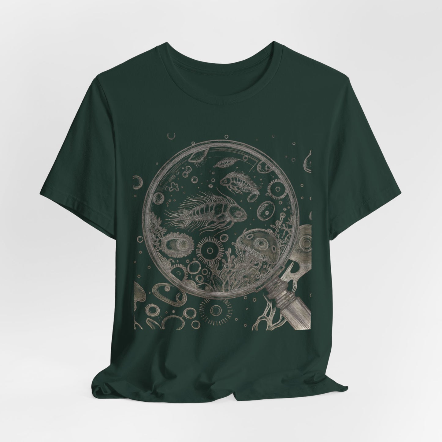 Microscopic Marine Life Tee | Plankton, Diatoms & Radiolarians Shirt | Science lover Tee