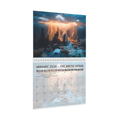 Marine Biology Wall Calendar 2026 | Monthly Seascapes, Discoveries & Humor