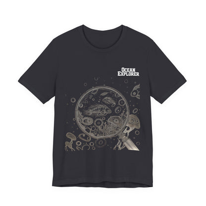 Ocean Explorer T-Shirt — Nautical Sea Life Graphic Tee for Marine Scientists & Students