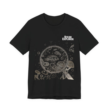 Ocean Explorer T-Shirt — Nautical Sea Life Graphic Tee for Marine Scientists & Students