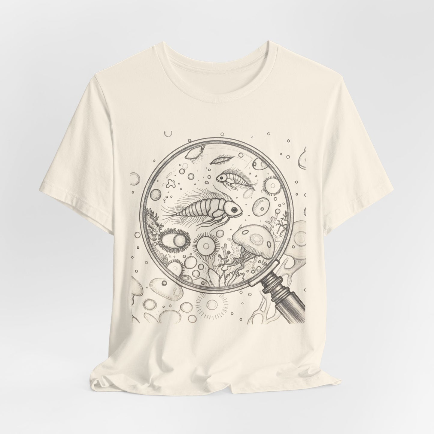 Microscopic Marine Life Tee | Plankton, Diatoms & Radiolarians Shirt | Science lover Tee