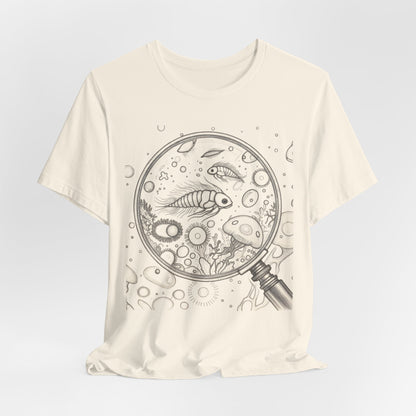 Microscopic Marine Life Tee | Plankton, Diatoms & Radiolarians Shirt | Science lover Tee