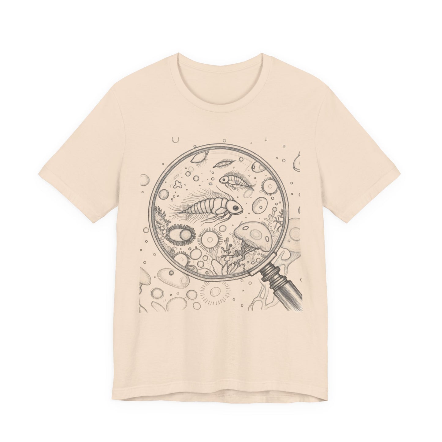 Microscopic Marine Life Tee | Plankton, Diatoms & Radiolarians Shirt | Science lover Tee