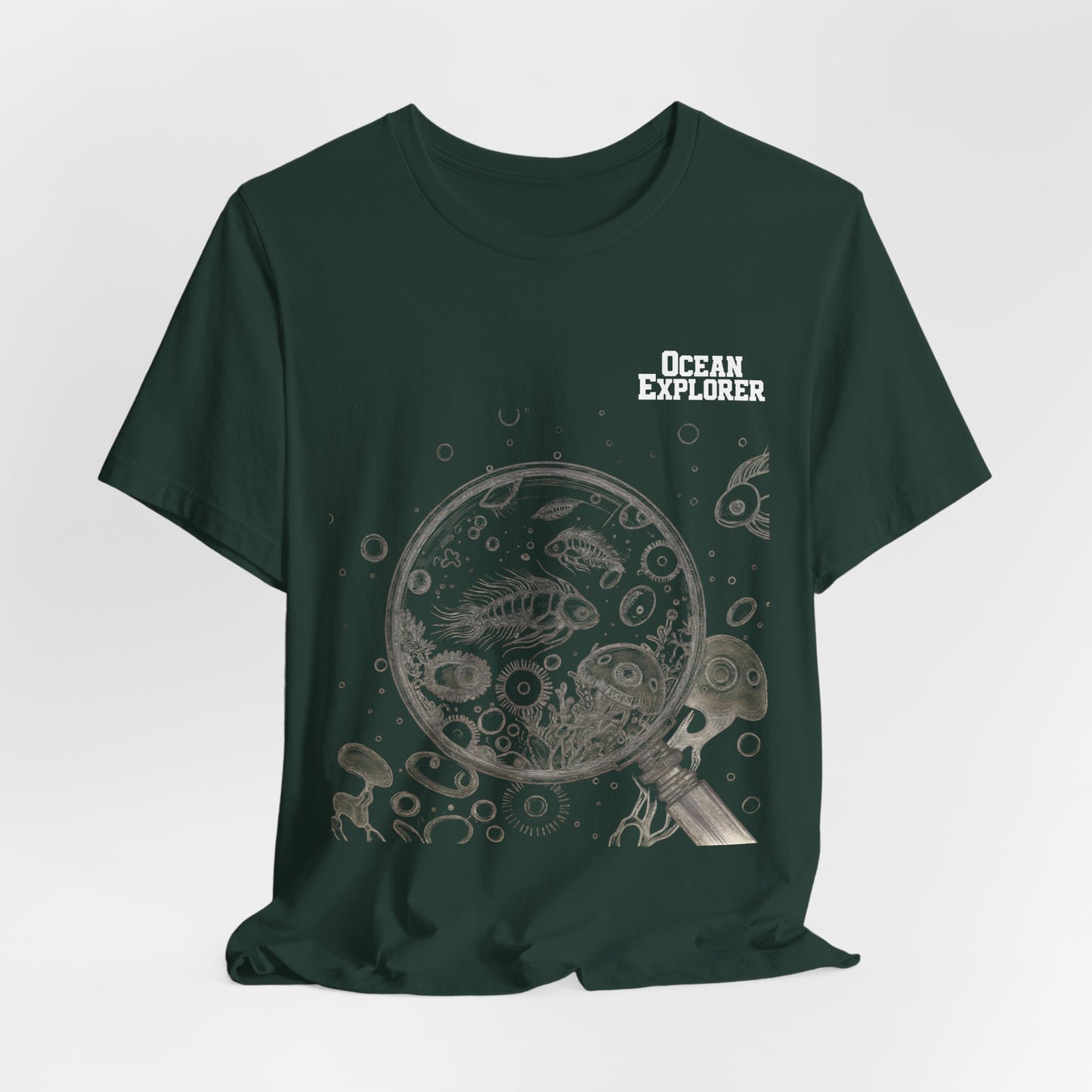 Ocean Explorer T-Shirt — Nautical Sea Life Graphic Tee for Marine Scientists & Students