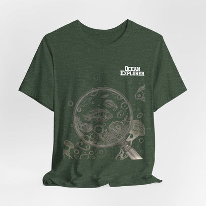 Ocean Explorer T-Shirt — Nautical Sea Life Graphic Tee for Marine Scientists & Students