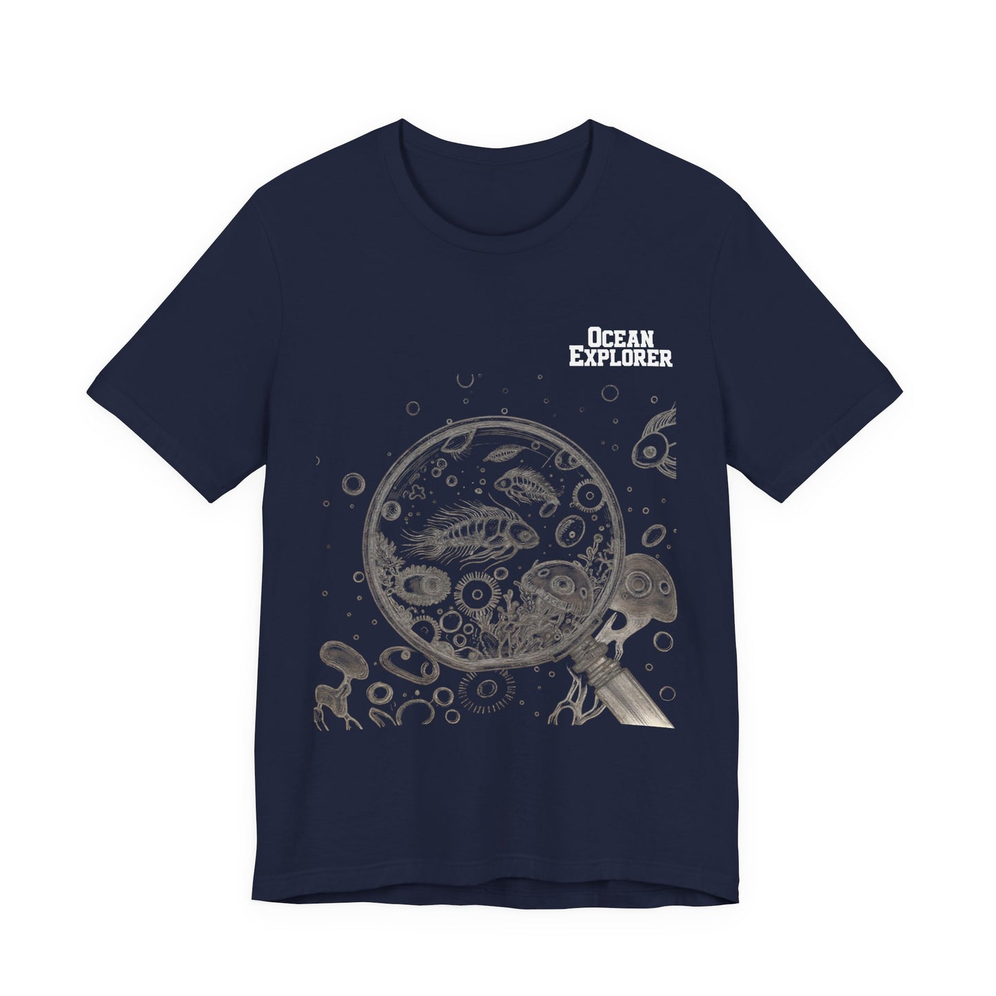 Ocean Explorer T-Shirt — Nautical Sea Life Graphic Tee for Marine Scientists & Students