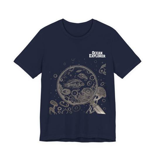 Ocean Explorer T-Shirt — Nautical Sea Life Graphic Tee for Marine Scientists & Students