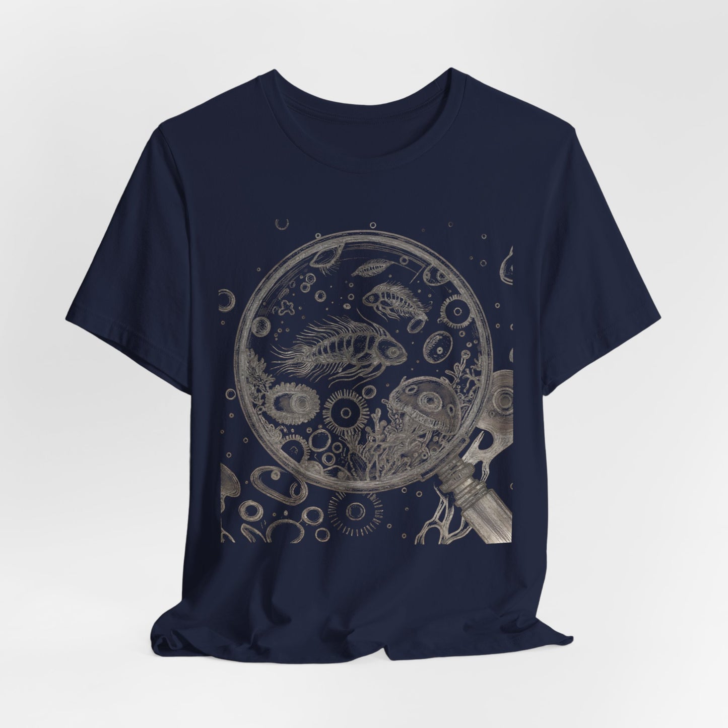 Microscopic Marine Life Tee | Plankton, Diatoms & Radiolarians Shirt | Science lover Tee