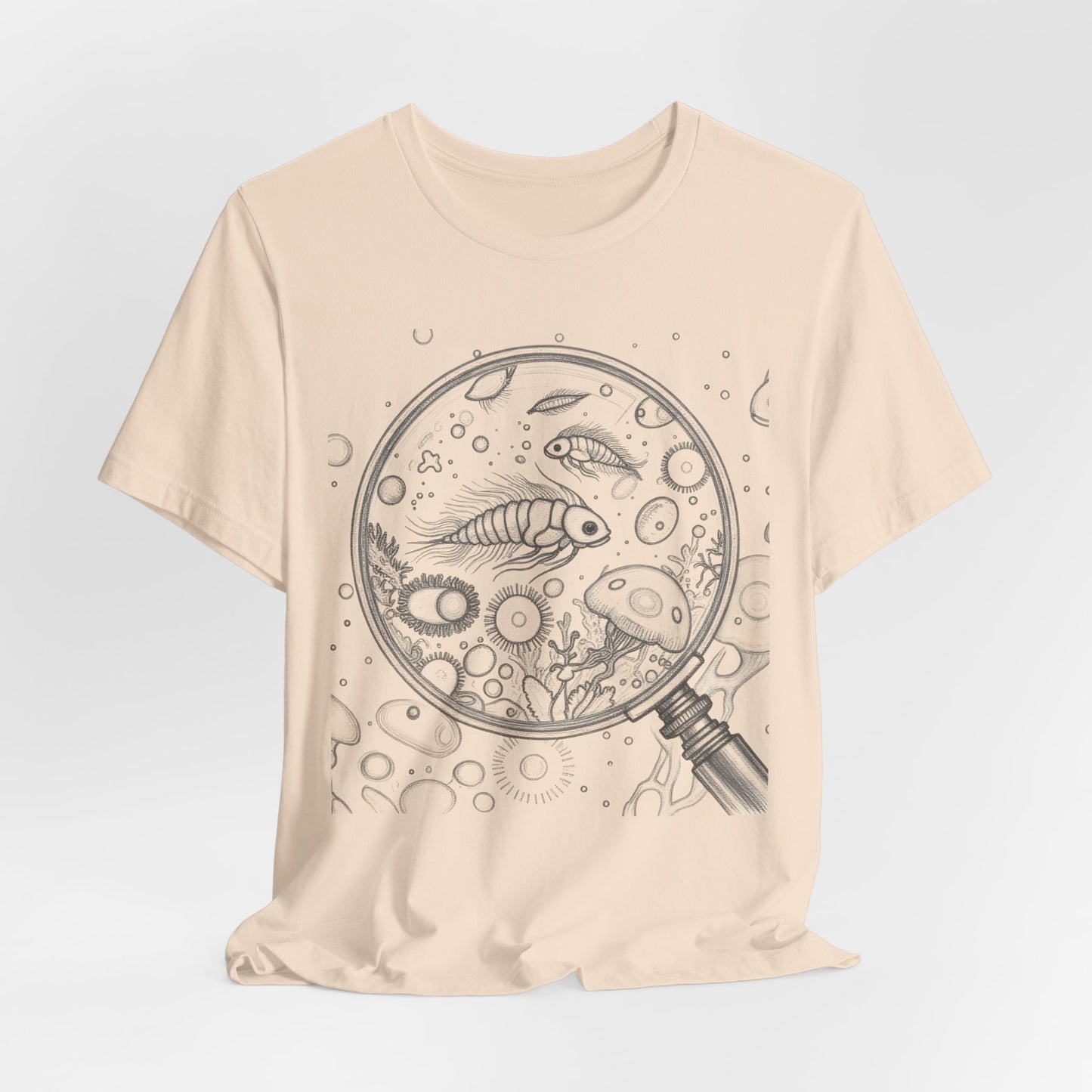 Microscopic Marine Life Tee | Plankton, Diatoms & Radiolarians Shirt | Science lover Tee