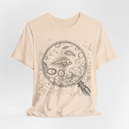 Microscopic Marine Life Tee | Plankton, Diatoms & Radiolarians Shirt | Science lover Tee