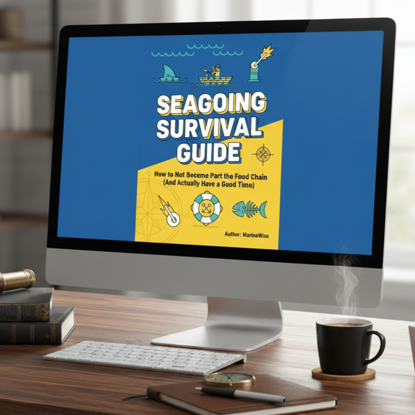 Seagoing Survival Guide: The Essential Handbook for Boating Safety & Maritime Survival (MarineWise Edition)