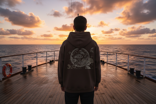 Protect What You Can't See Hoodie | Microscopic Marine Organisms Illustration